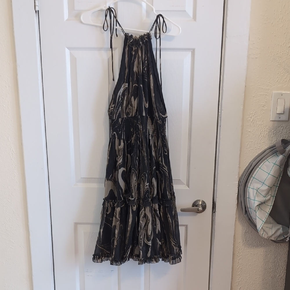 NWT Banana Republic Elegant Black and Cream Women's Dress